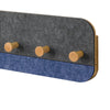 SoBuy Stenske obešalnike s 5 kavlji stenskih obešalnikov za obešalnike, siva, fhk16-sg