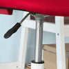 Sobuy vrtljivi stol za namizni stol rdeča višina spalnice 46-58cm FST64-R