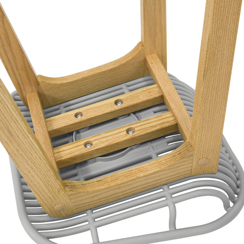 SoBuy Sodobni kuhinjski stolčki visok bar stolček, siva, FST77-HG