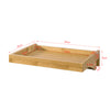 SoBuy Posteljni pladenj za spalnice za posteljno mizo majhno shrambo lesene posteljne mize NKD01-n