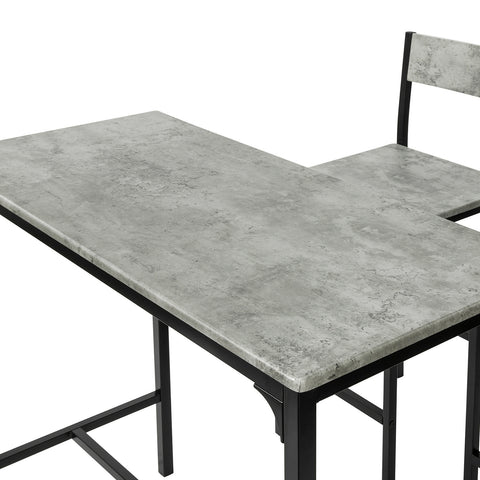 SoBuy Set 5 kosov mize s 4 visokimi stoli, balkonski pohištvo, OGT14-HG